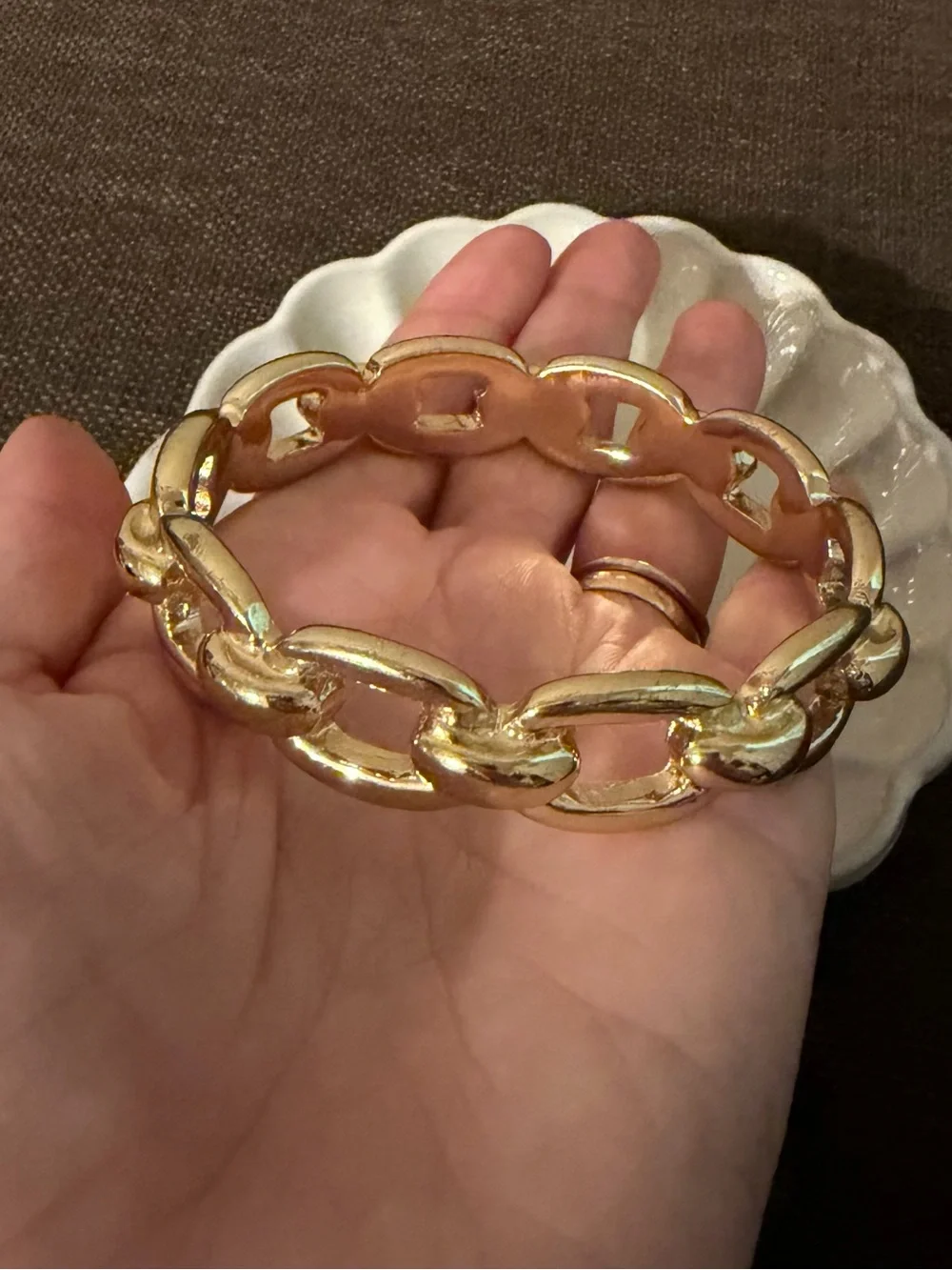 Gold Chain Link Women's Bracelet